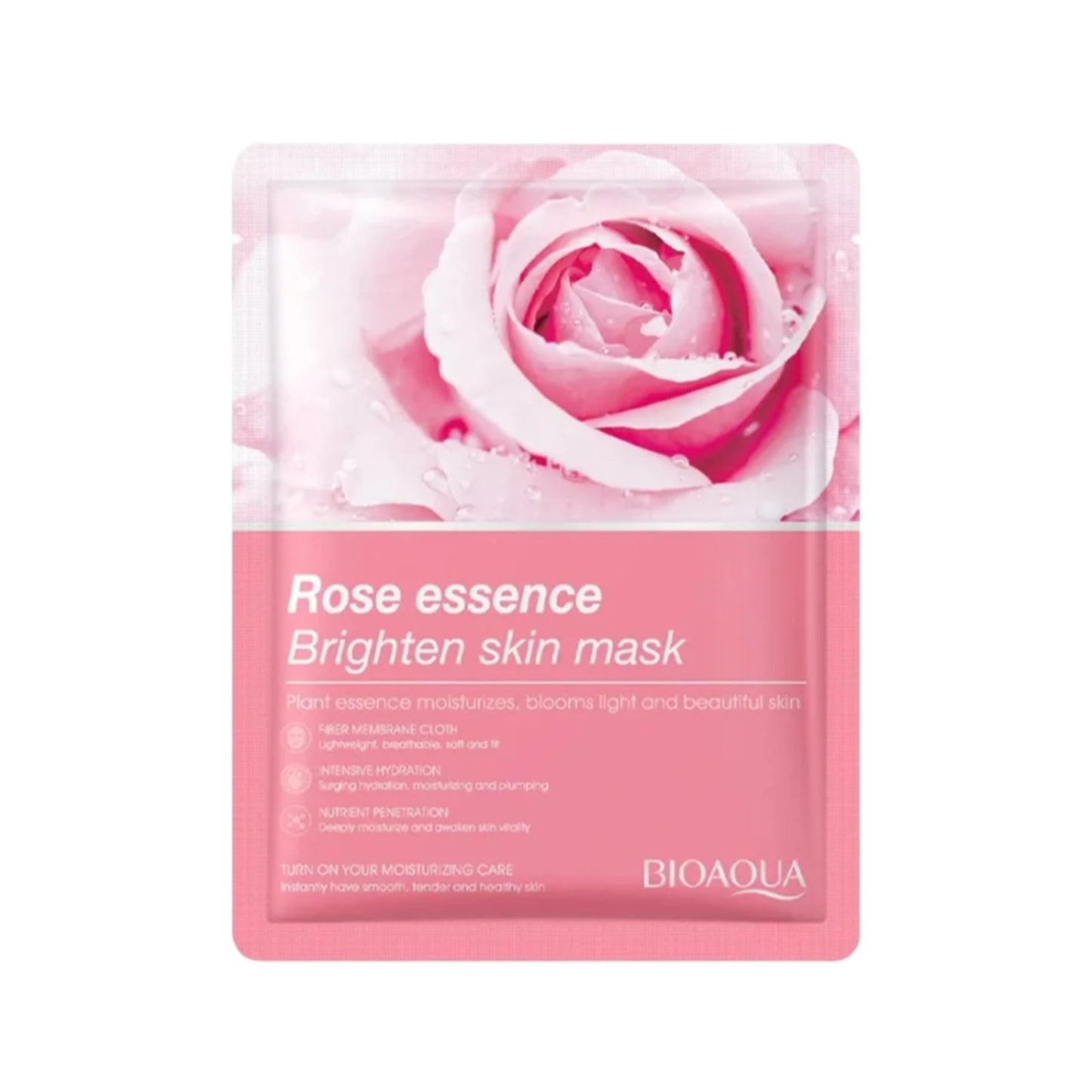 Bioaqua Rose Essencee Brighten Skin Face Sheet Mask