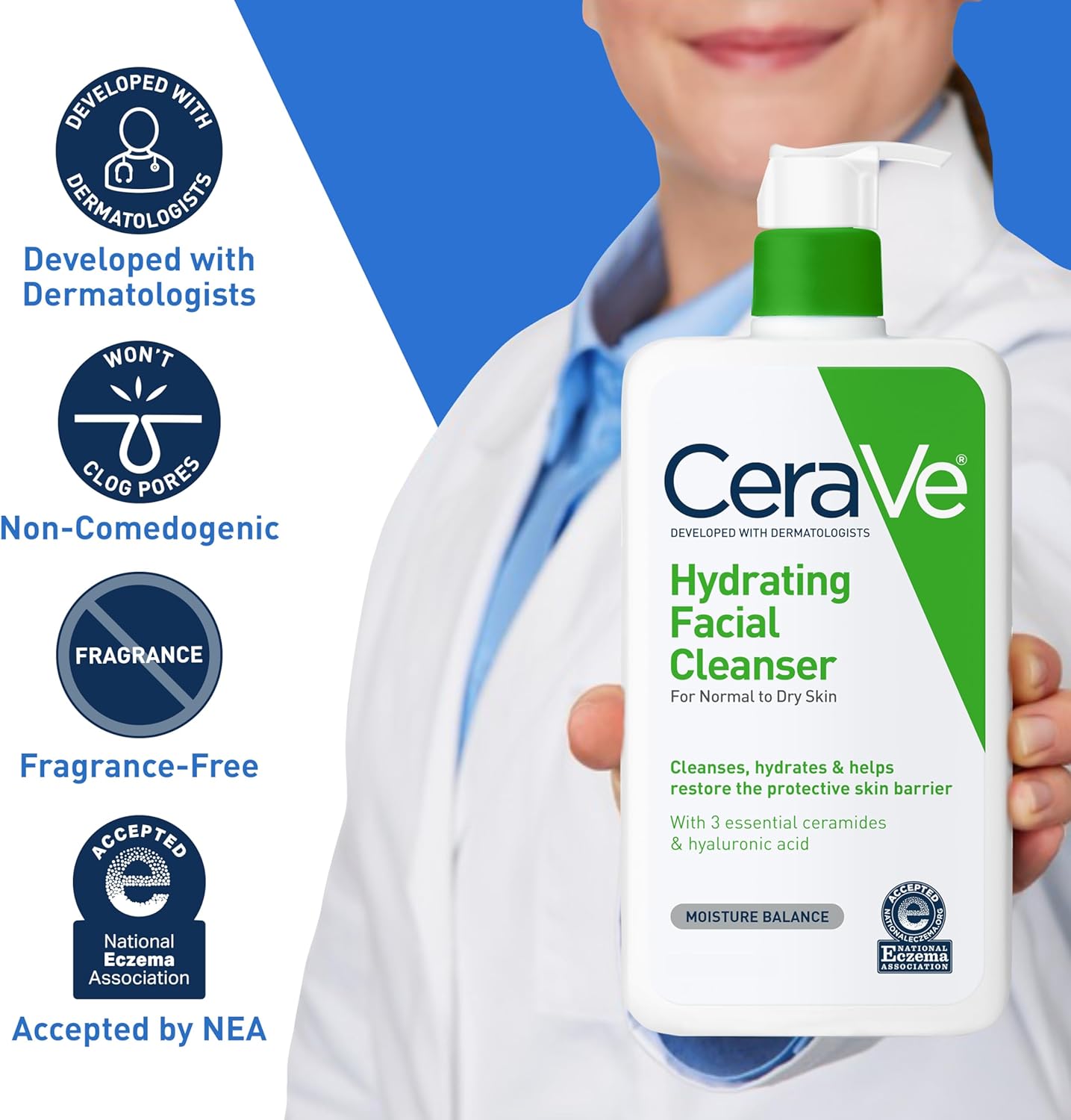 CeraVe Hydrating Facial Cleanser 8oz(237ml)